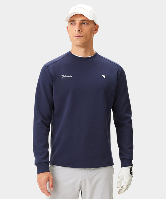 Blades Navy Course Crewneck