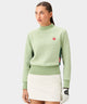 Ridge Mock Sweater - Green