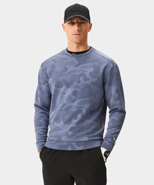 Stone TR Camo Fleece Crewneck
