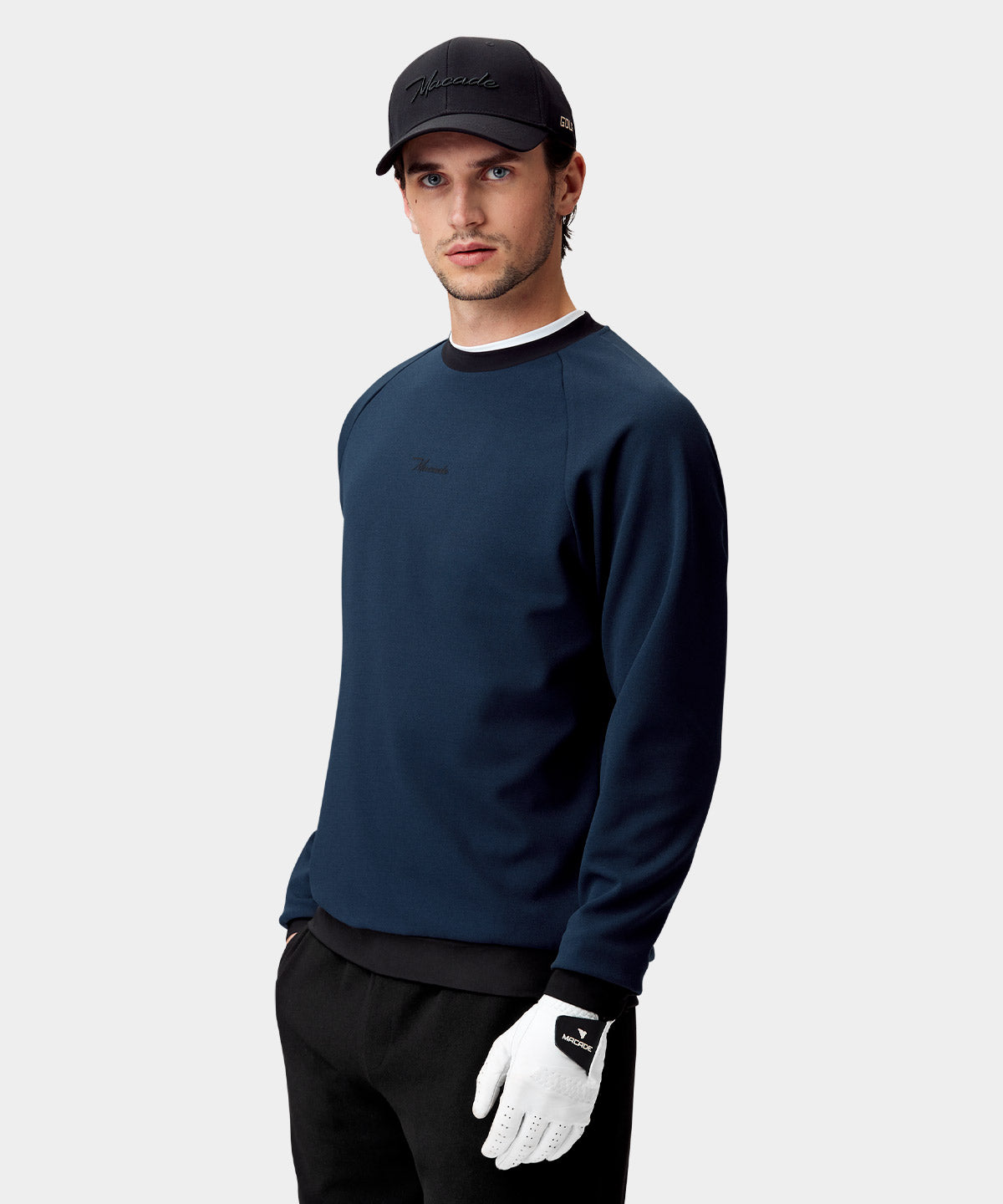 Ash Navy Tour Crewneck