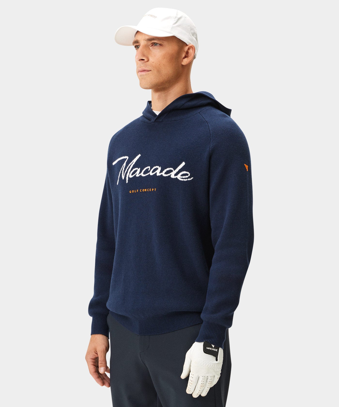 Blue Signature Knit Hoodie