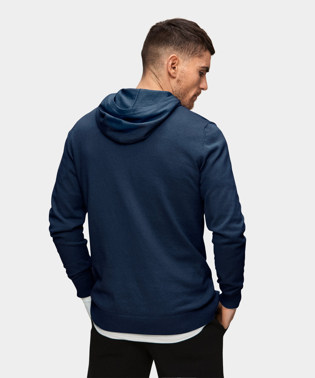 Navy Blue Tech Hoodie