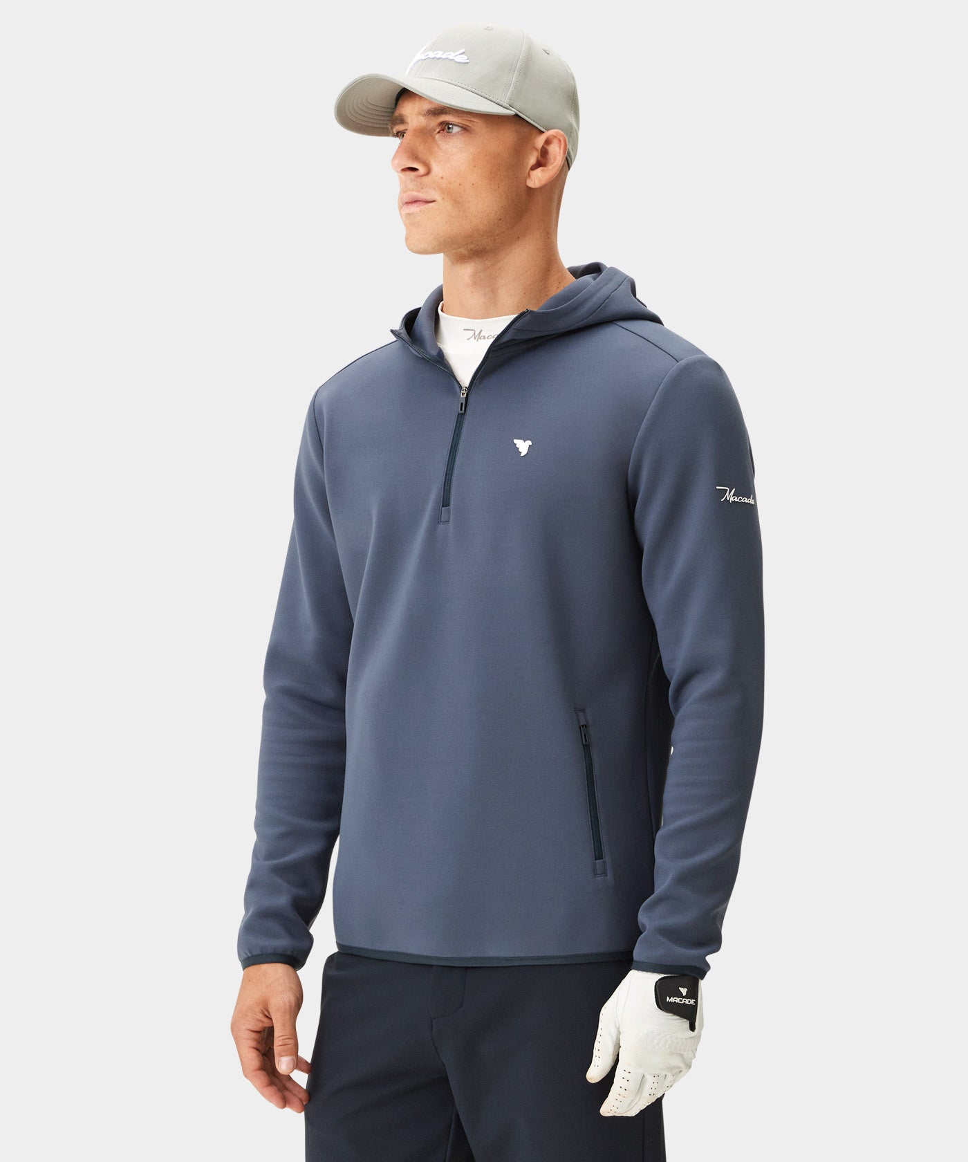 Spruce Blue Therma Zip Hoodie