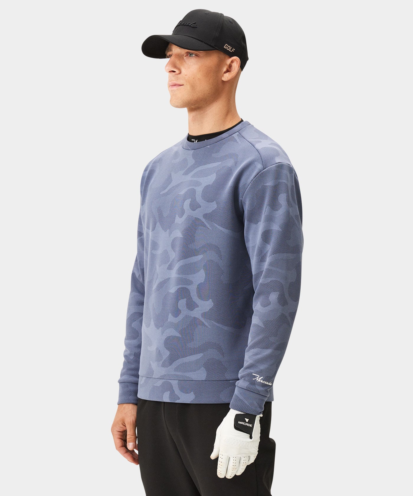 Stone TR Camo Fleece Crewneck