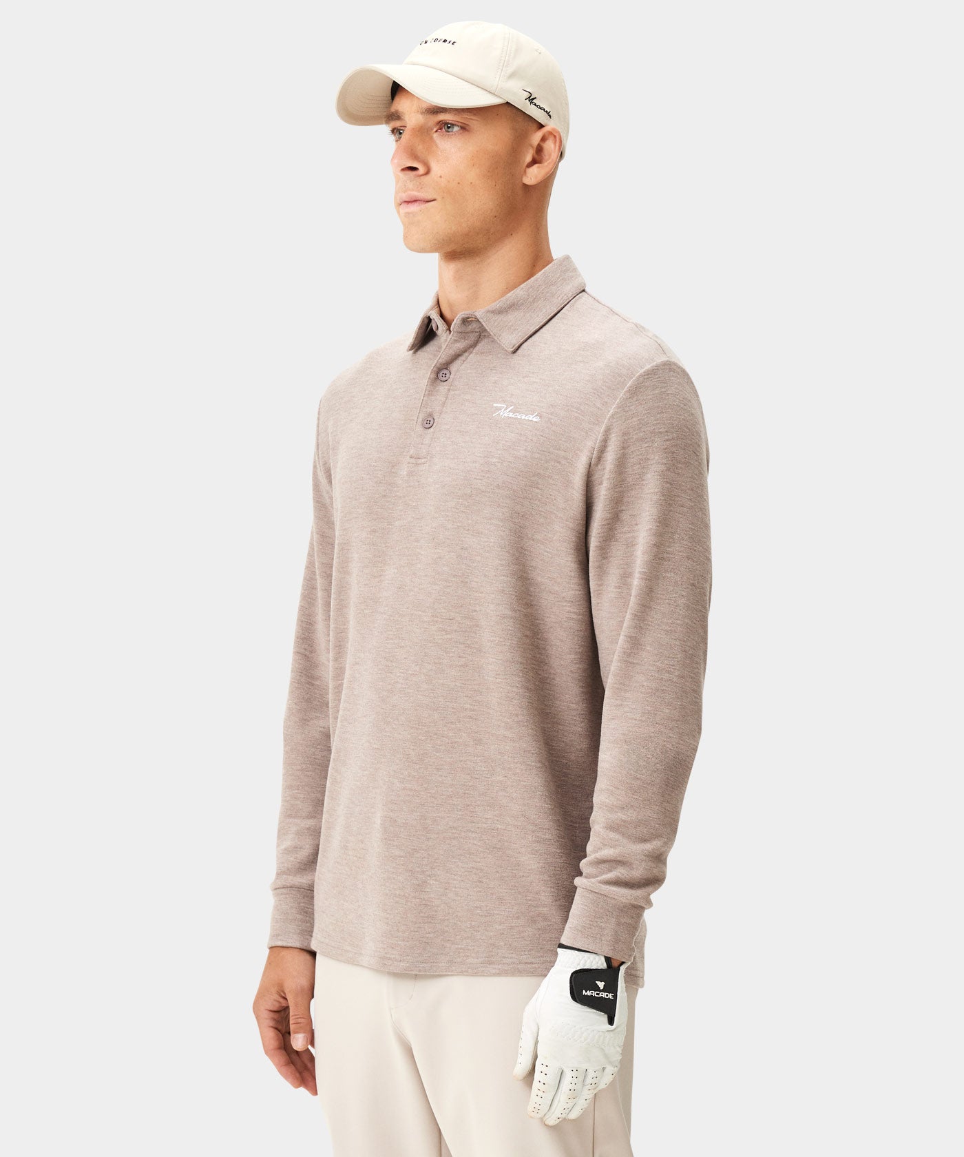 Weave Taupe Brushed Shirt