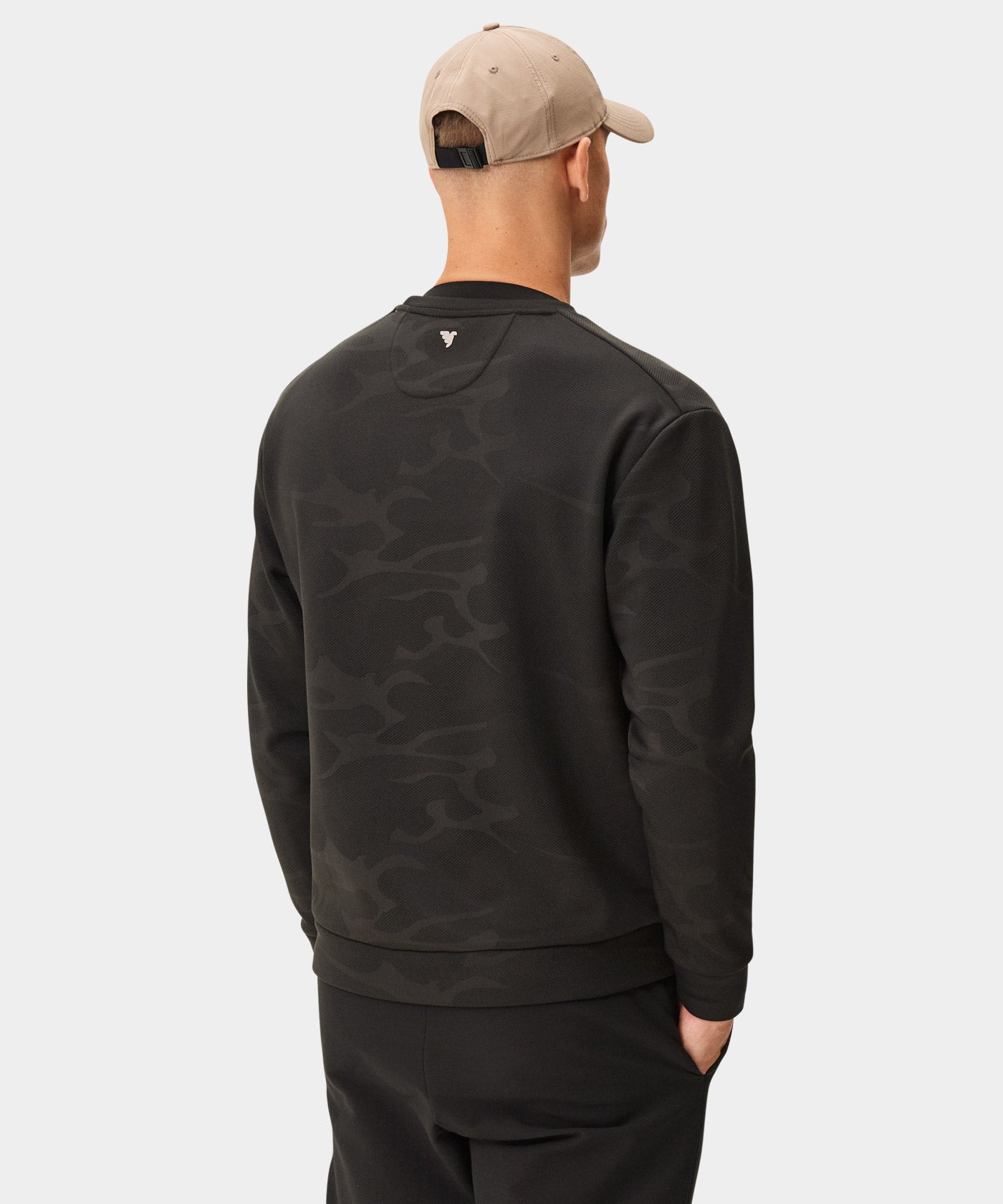 Black TR Camo Fleece Crewneck