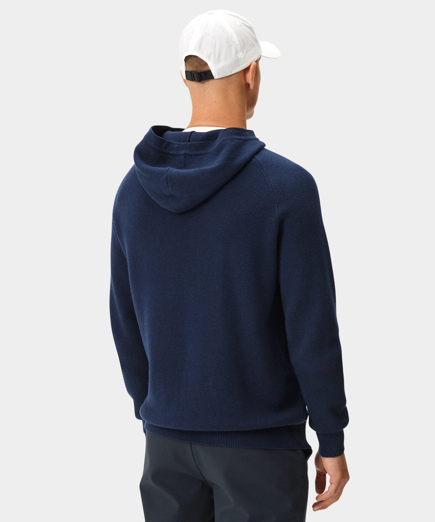 Blue Signature Knit Hoodie