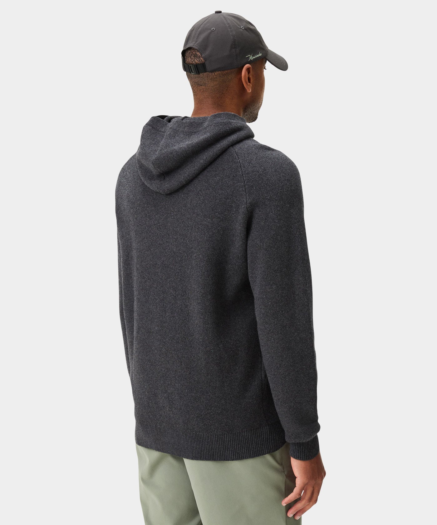Gray Signature Knit Hoodie