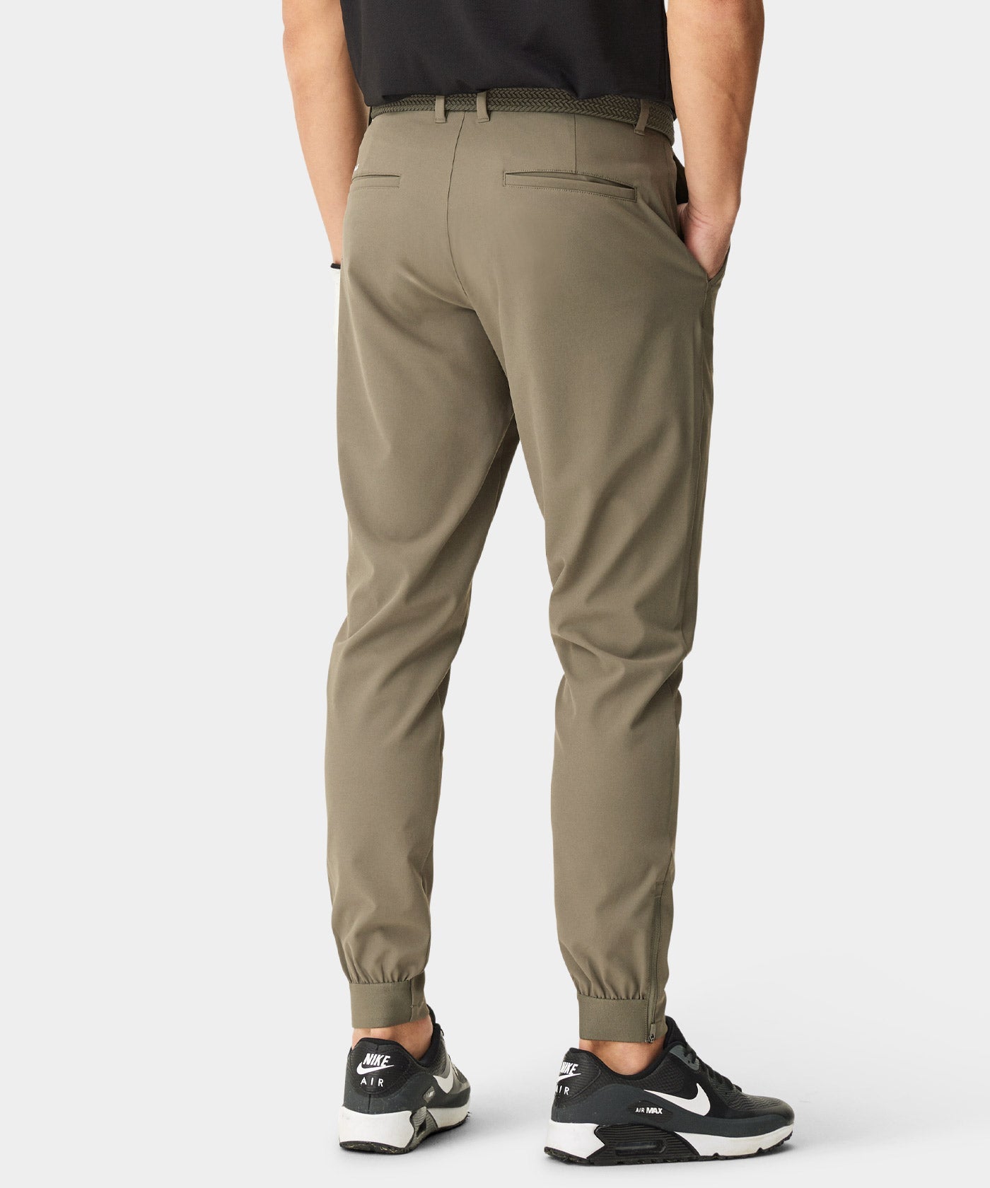 Olive Green Four-Way Stretch Jogger Macade Golf
