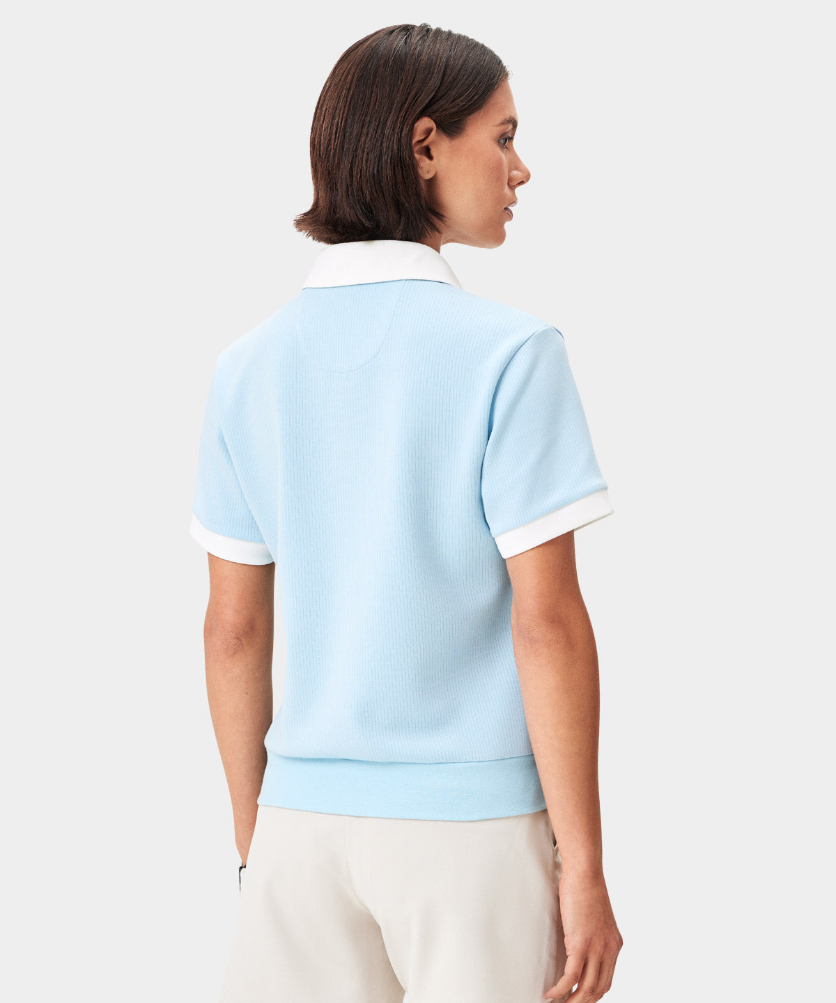 Light Blue Tech Range Polo Shirt Macade Golf