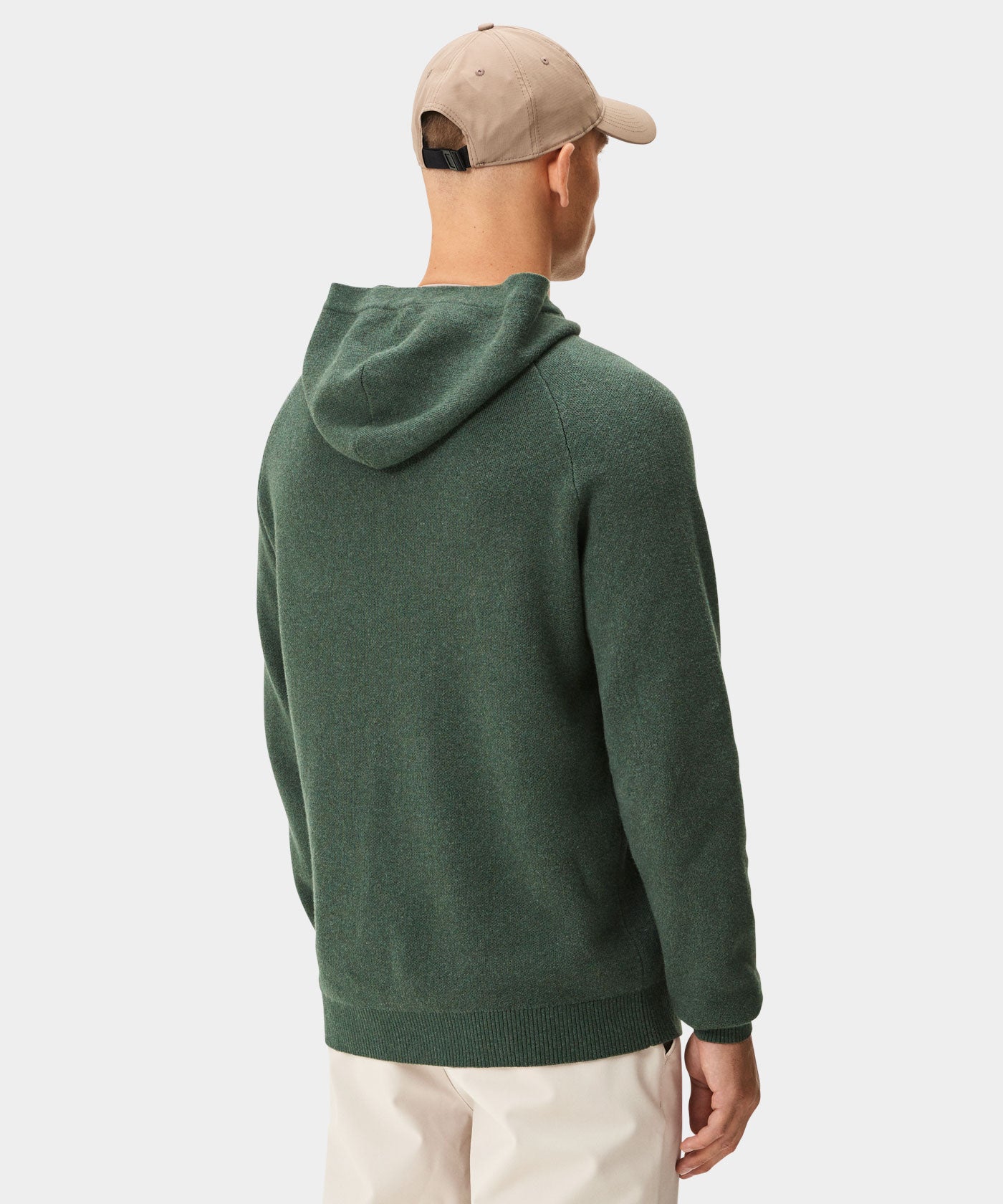 Green Signature Knit Hoodie
