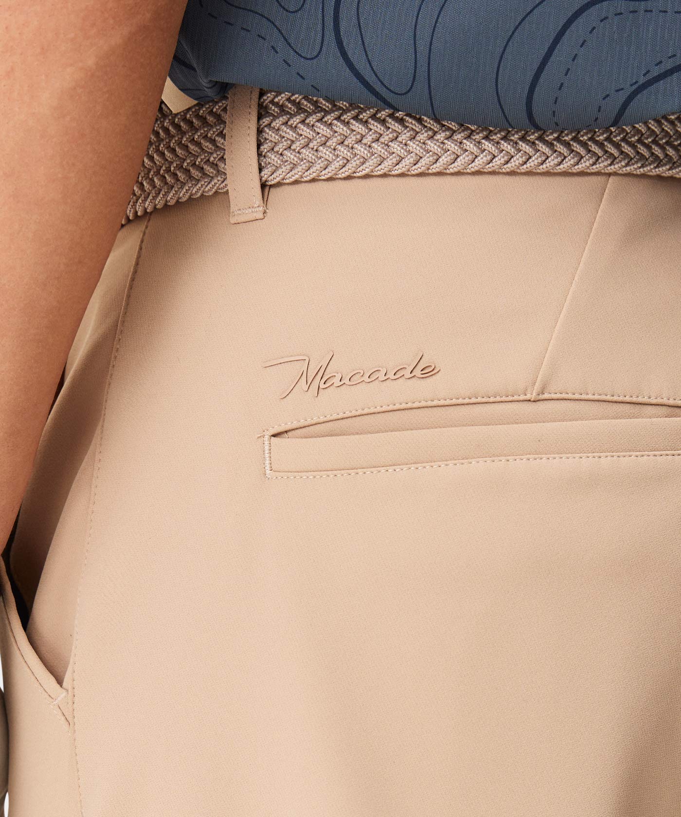 Links Tan Tech Trouser Macade Golf