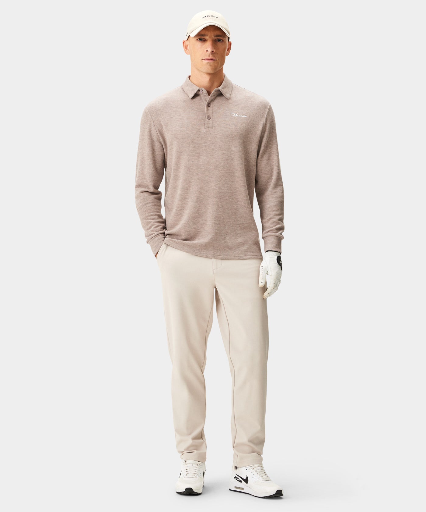 Weave Taupe Brushed Shirt