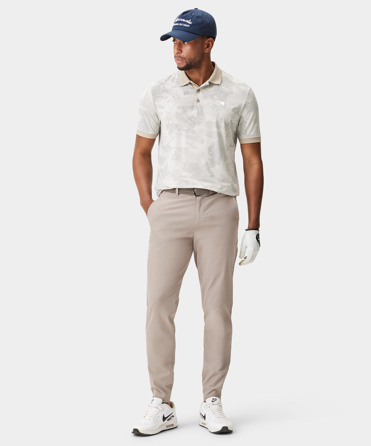 Ash Brown Four-Way Stretch Jogger Macade Golf
