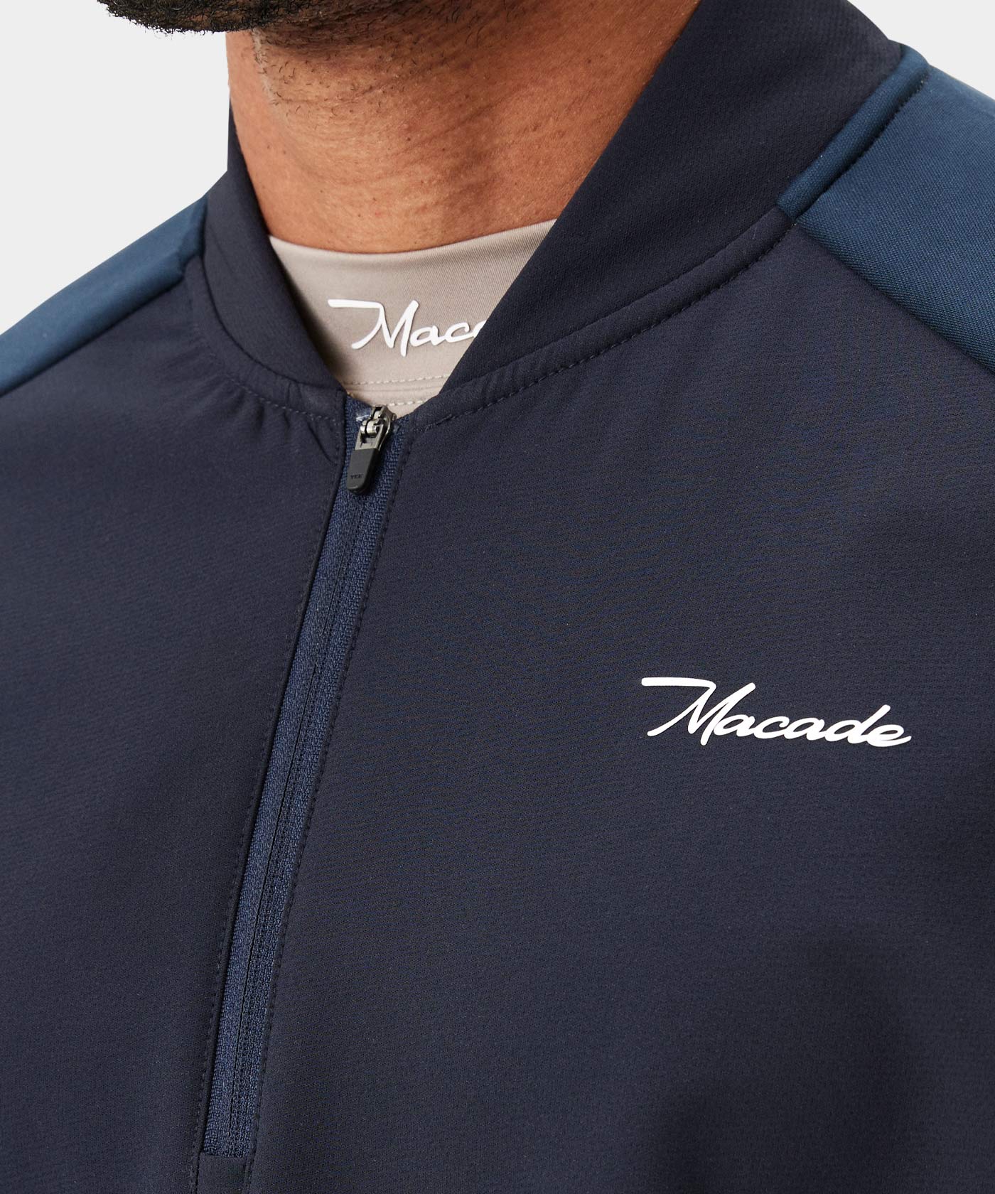 Navy Hybrid Shield TX Quarter Zip