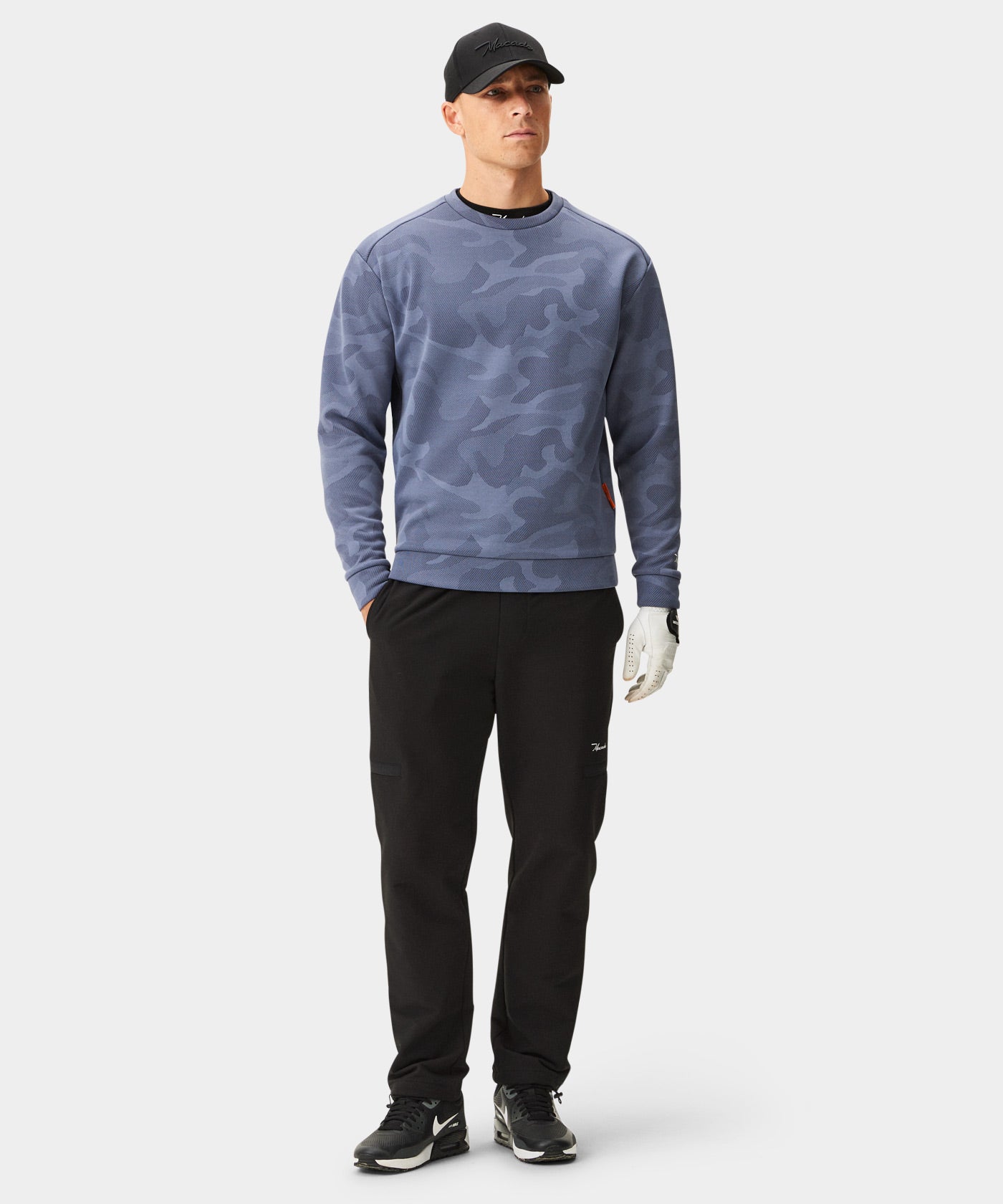 Stone TR Camo Fleece Crewneck