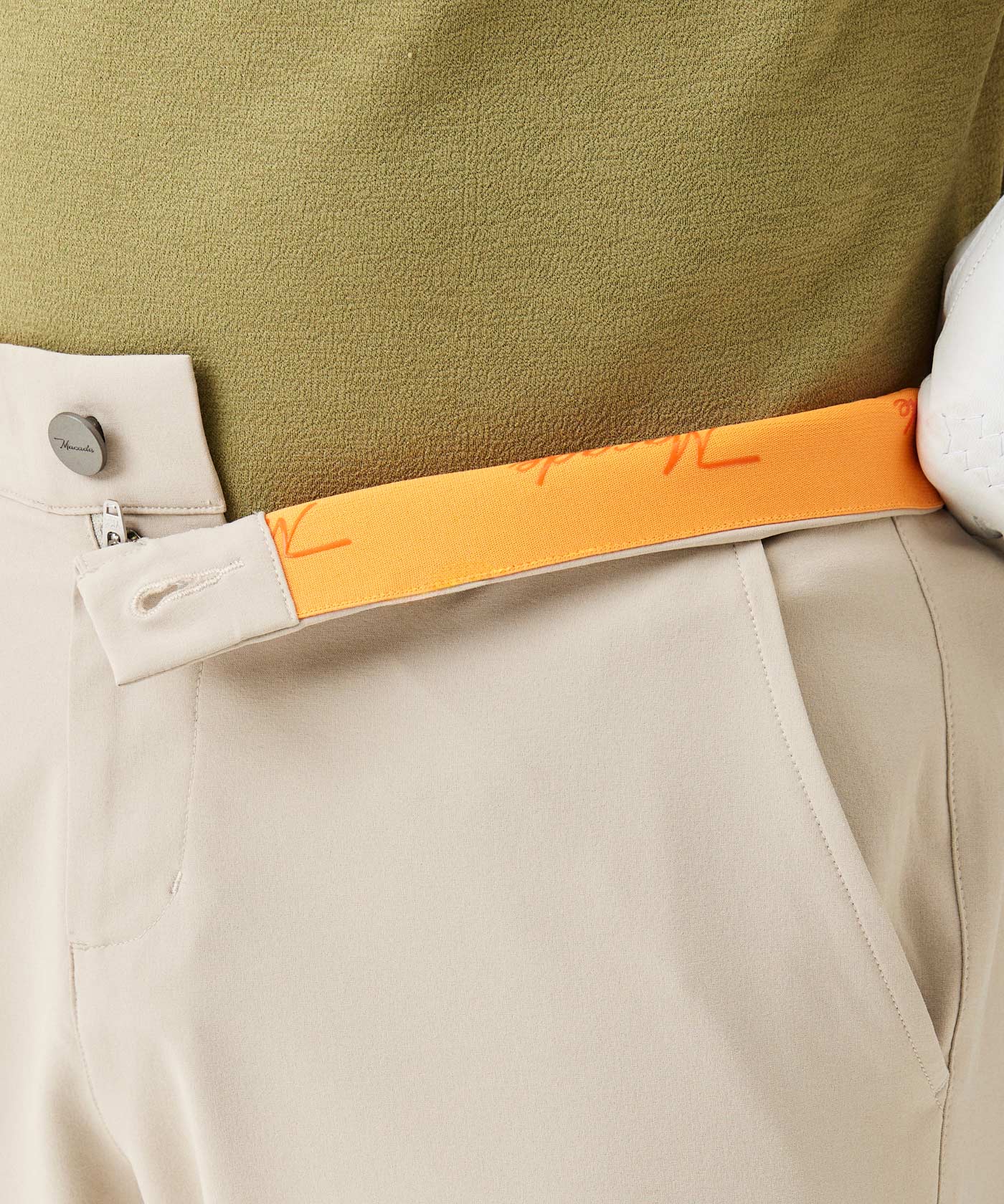Tan Four-Way Stretch Shorts