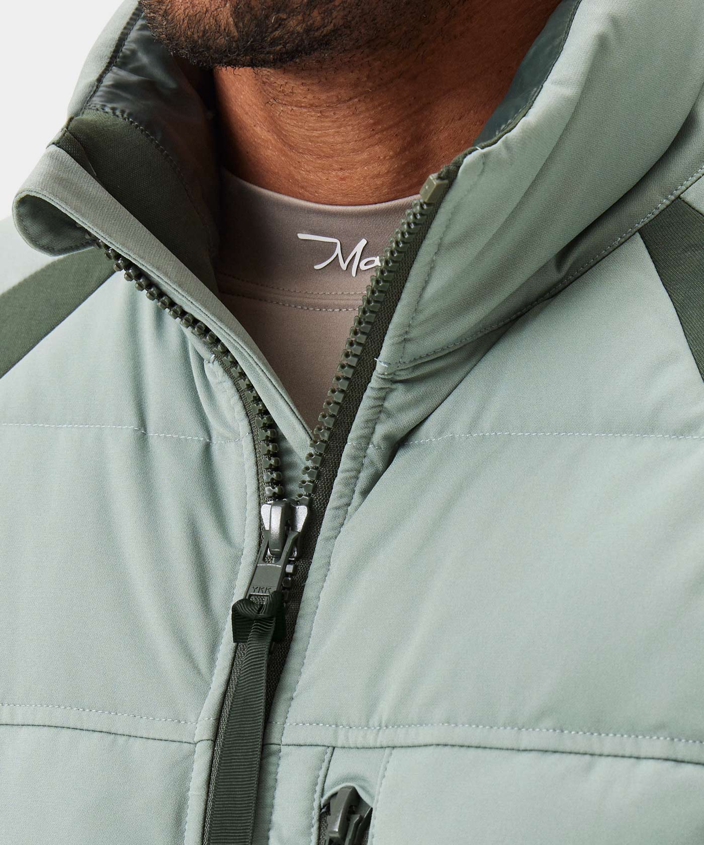 Teal Padded Core Tech Jacket