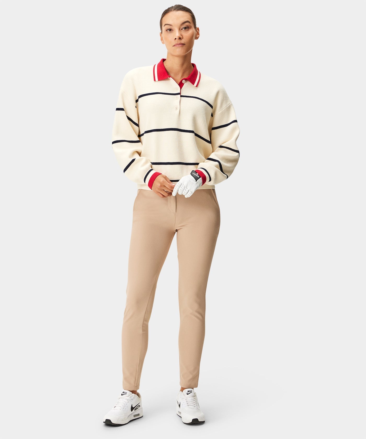 Powder Club Knit Polo Sweater Macade Golf