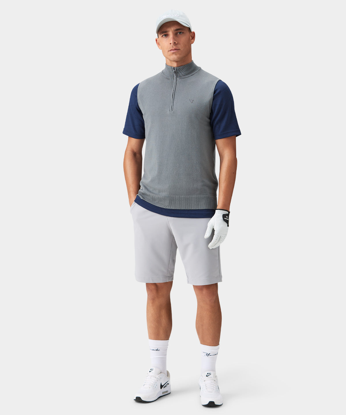 Stone TX Knit Vest Macade Golf