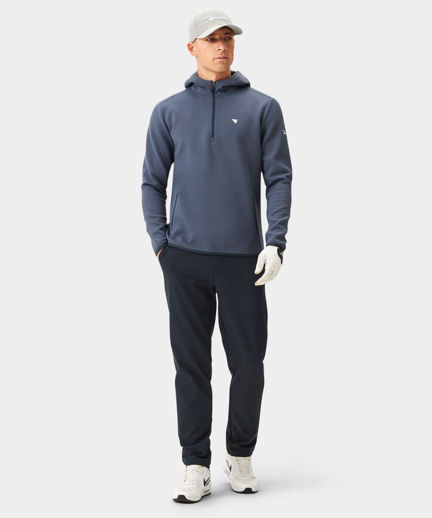 Spruce Blue Therma Zip Hoodie