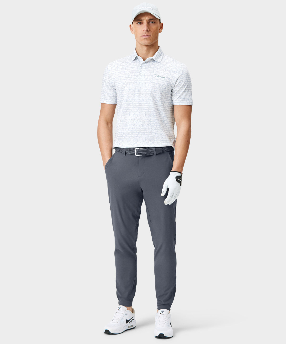 Stone Blue Four-Way Stretch Jogger