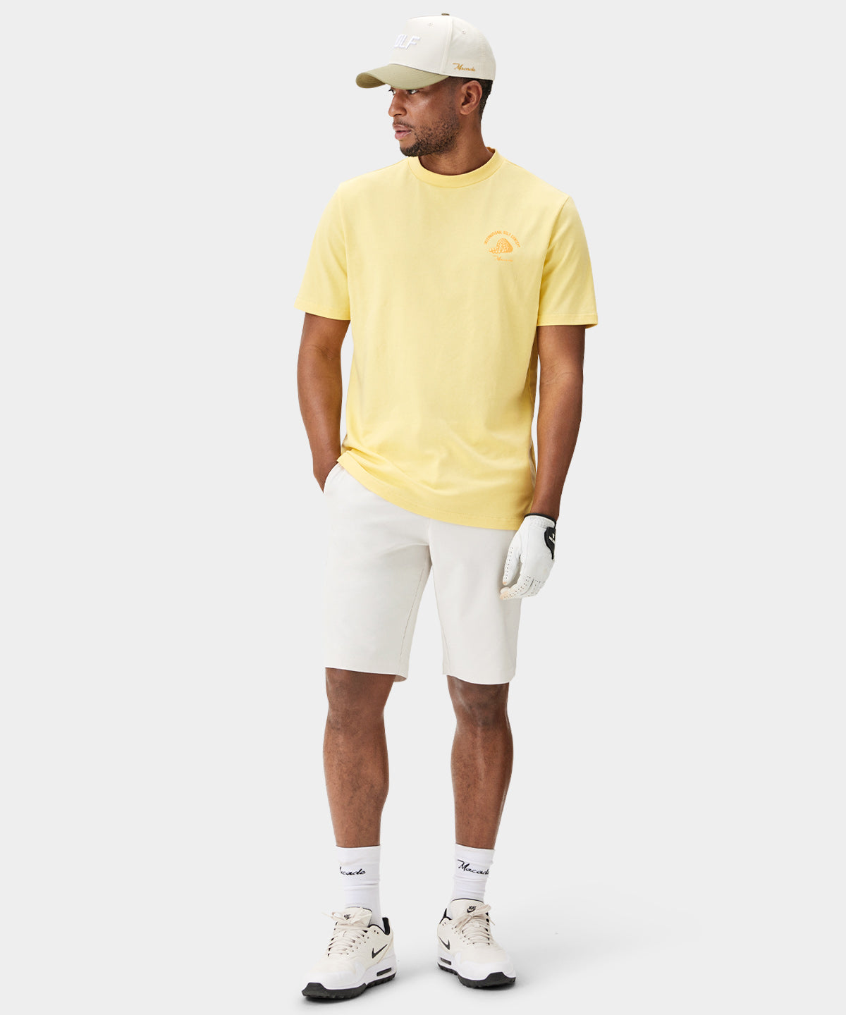 Yellow Players Tee Macade Golf
