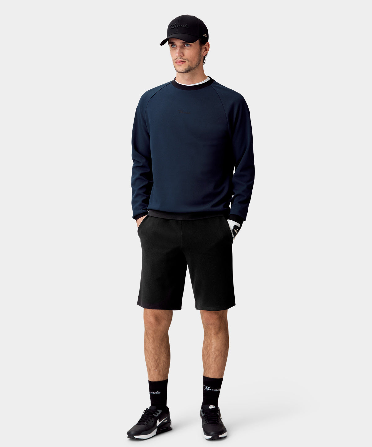 Ash Navy Tour Crewneck