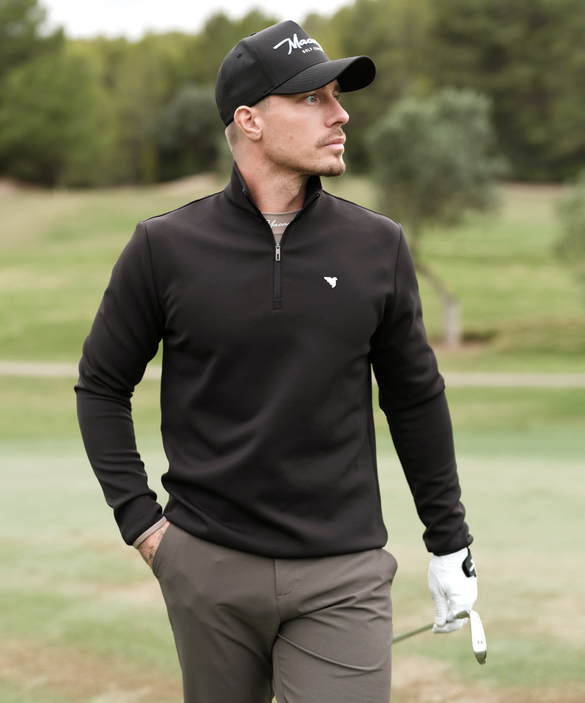 Therma Quarter Zip - Black