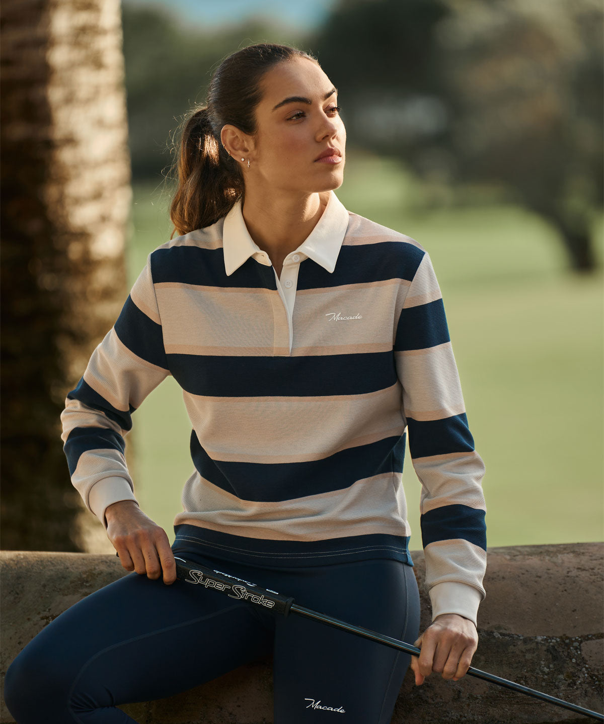 Clubhouse Core Rugby Shirt – Macade Golf - Main Image