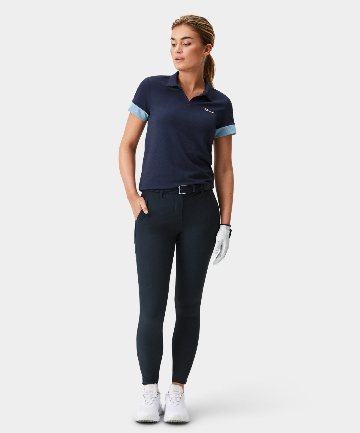 Dark Blue Four-Way Stretch Jogger