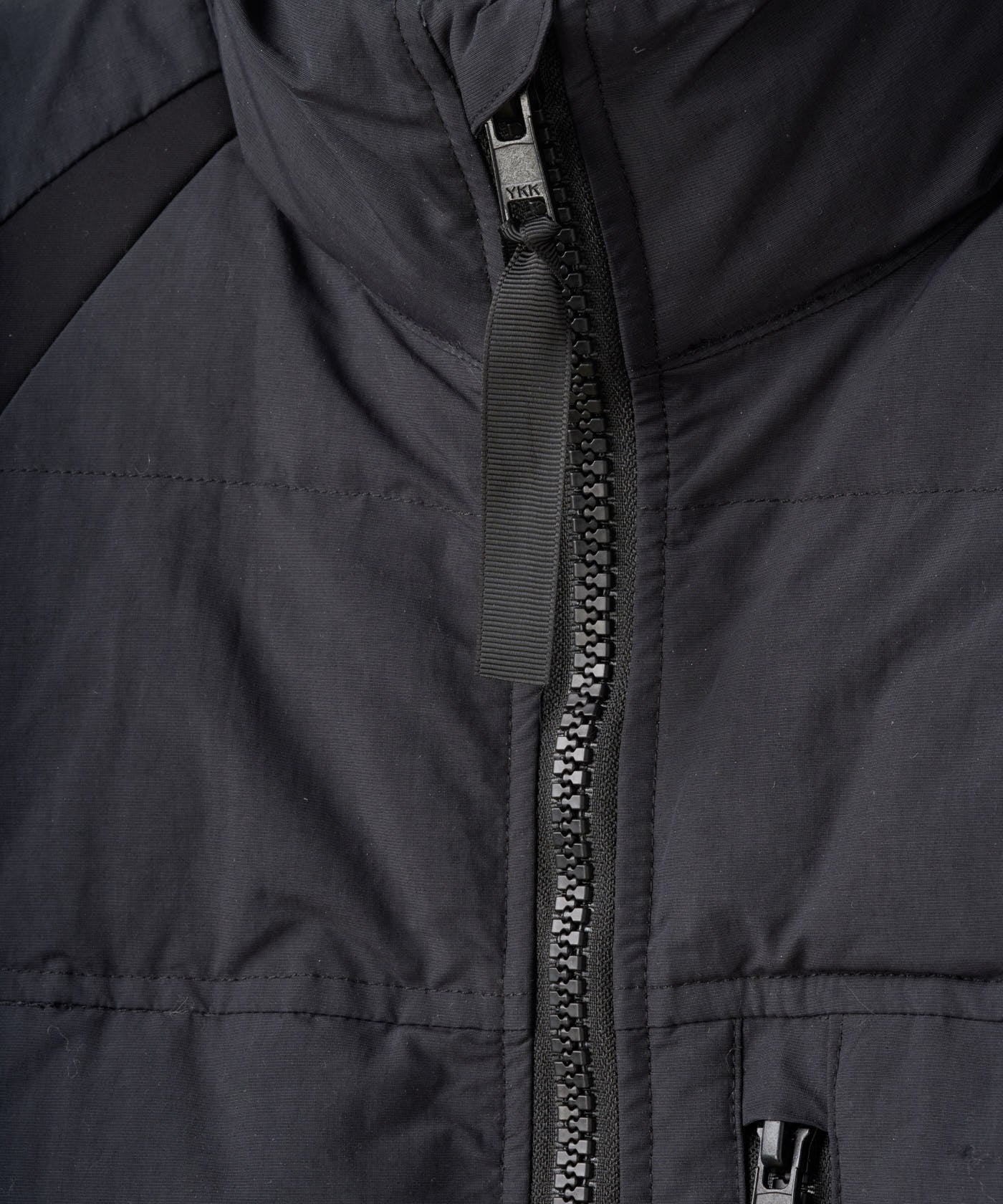 Black Padded Core Tech Jacket
