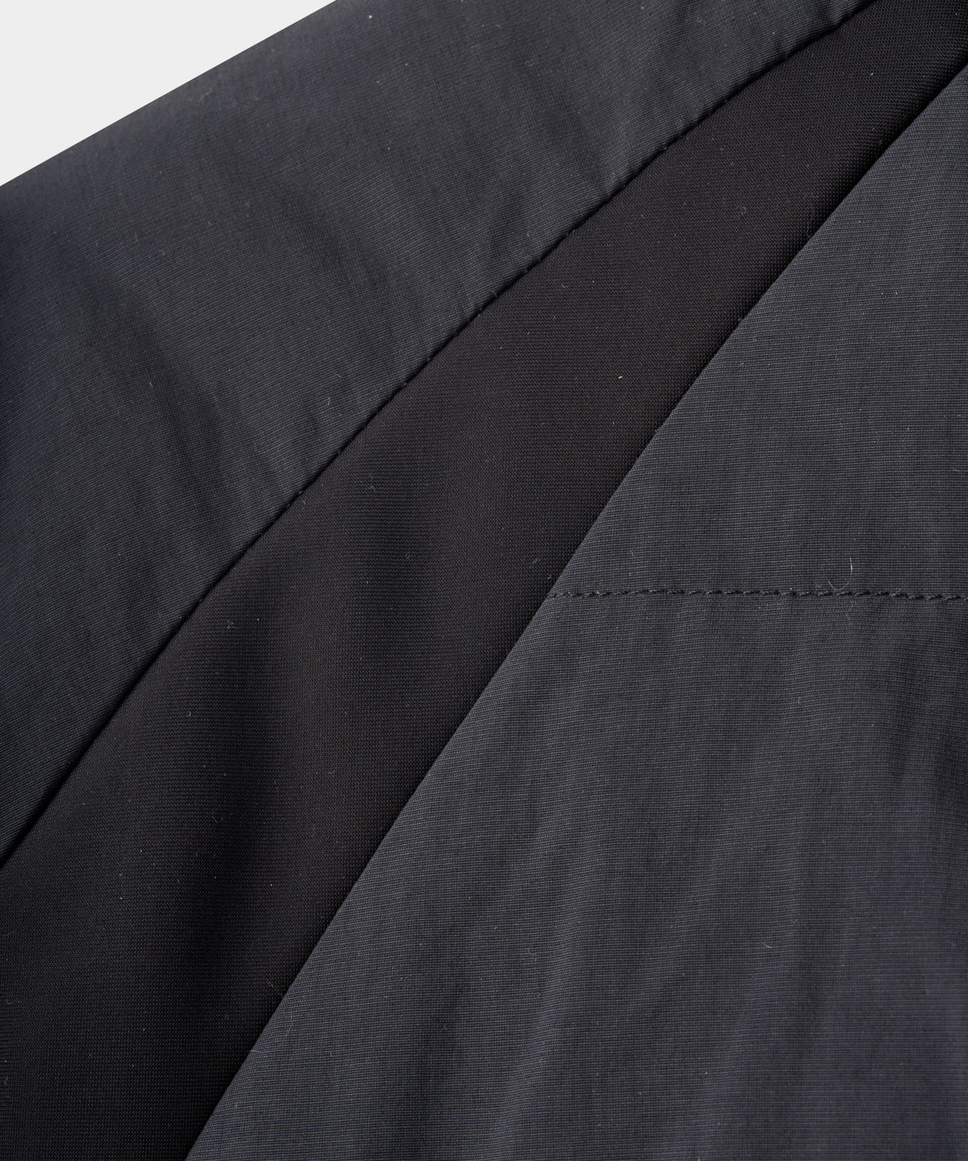 Black Padded Core Tech Jacket