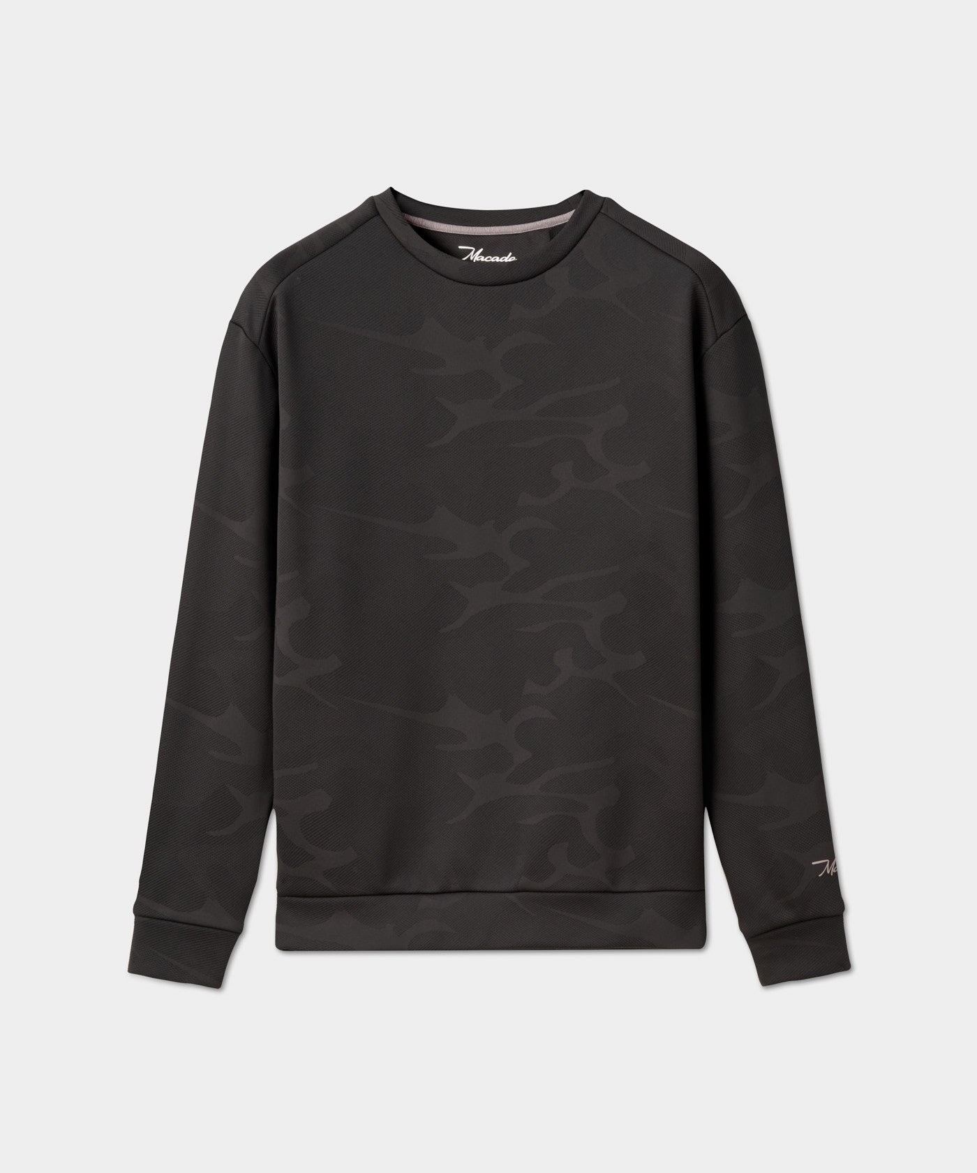 Black TR Camo Fleece Crewneck