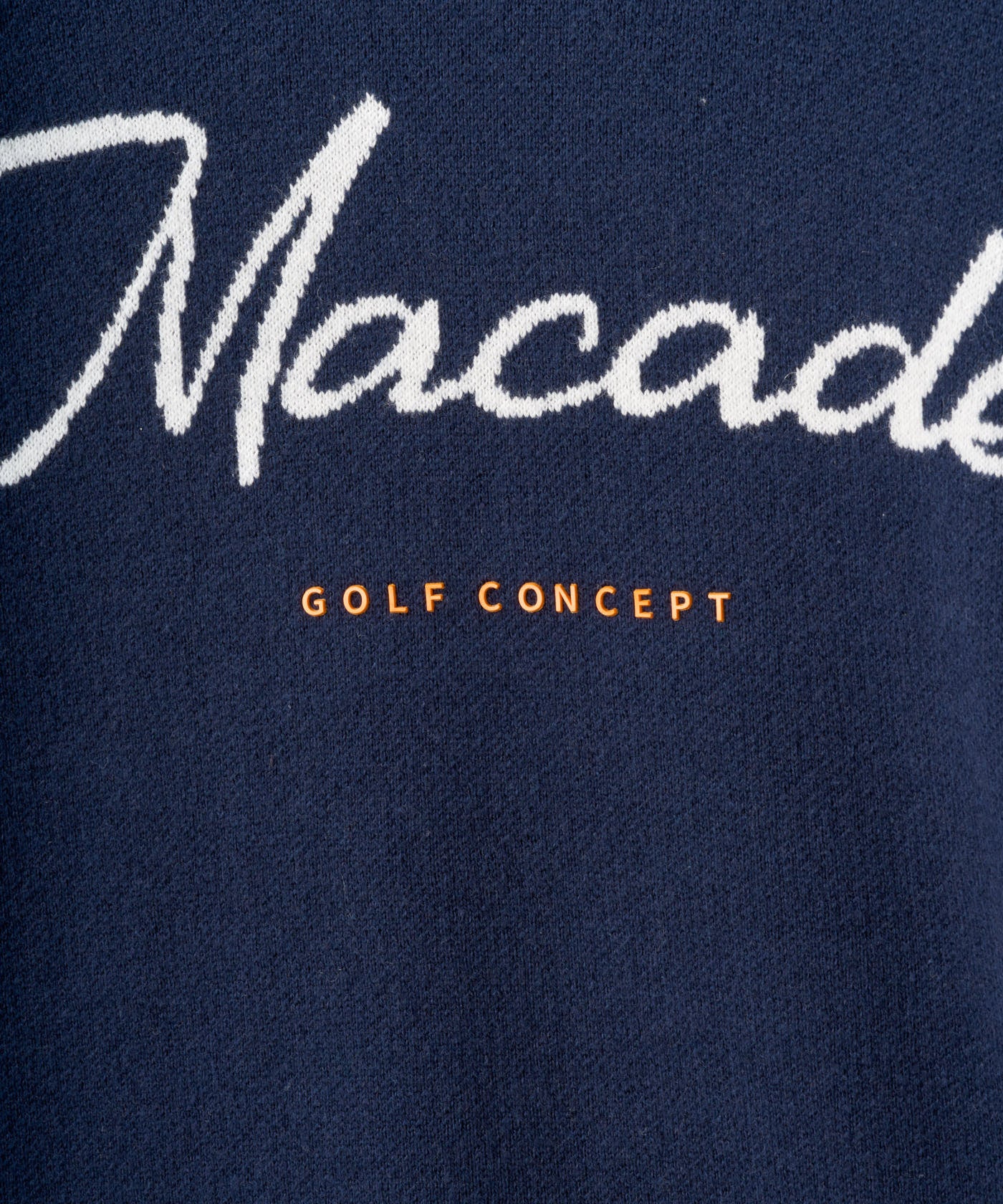 Blue Signature Knit Hoodie