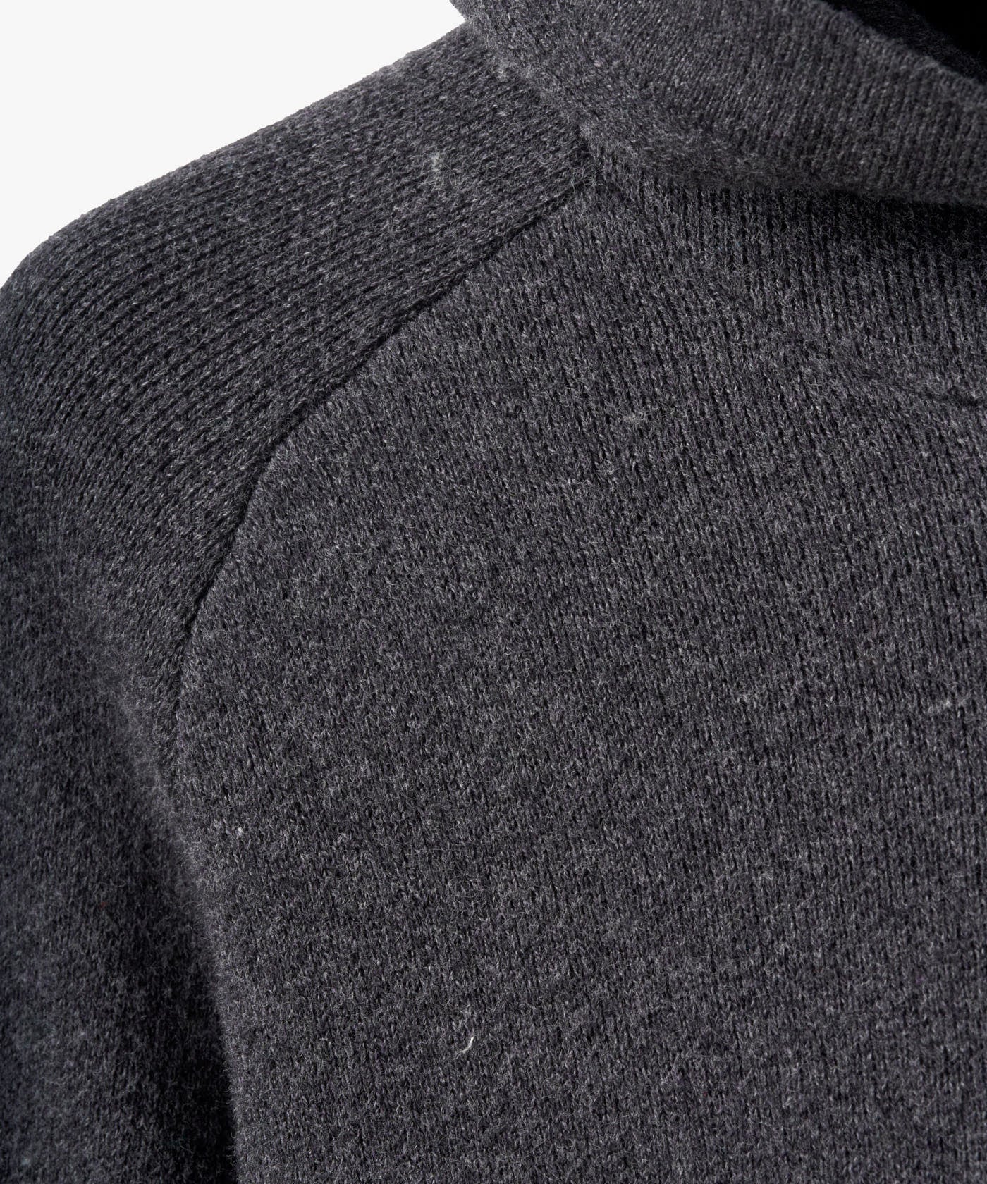 Gray Signature Knit Hoodie