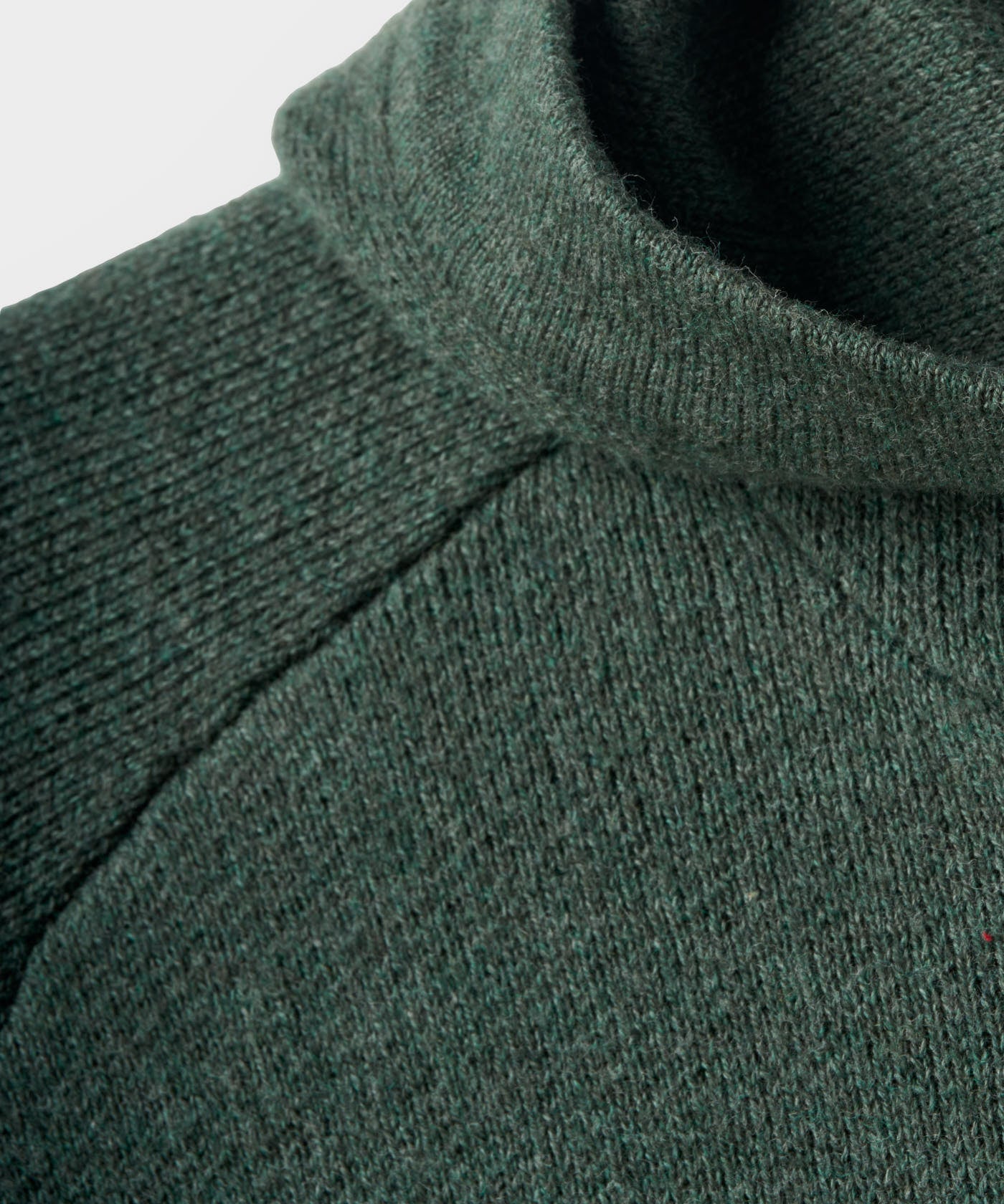 Green Signature Knit Hoodie