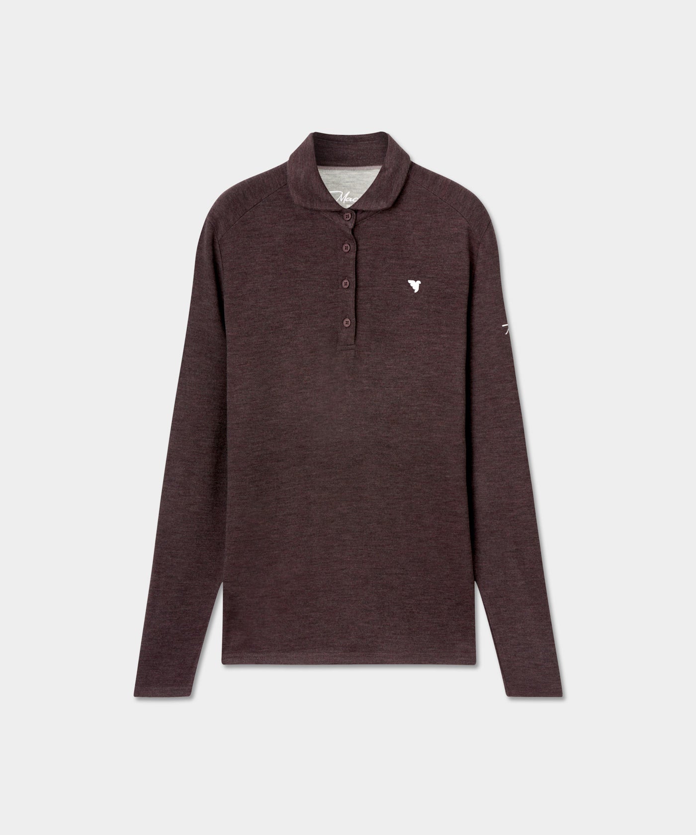 Weave Dark Purple Brushed Shirt