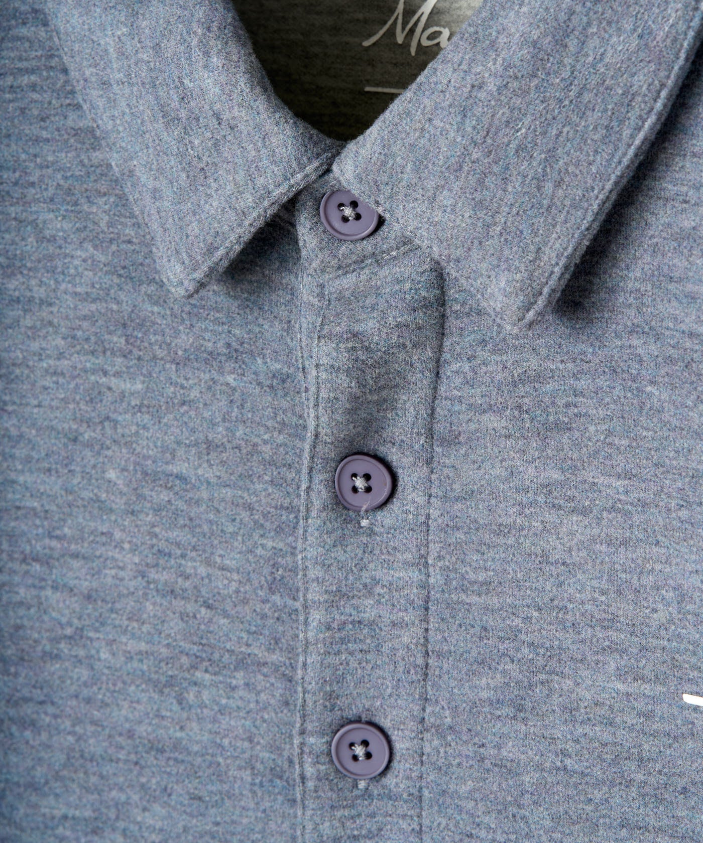 Weave Stone Blue Brushed Shirt