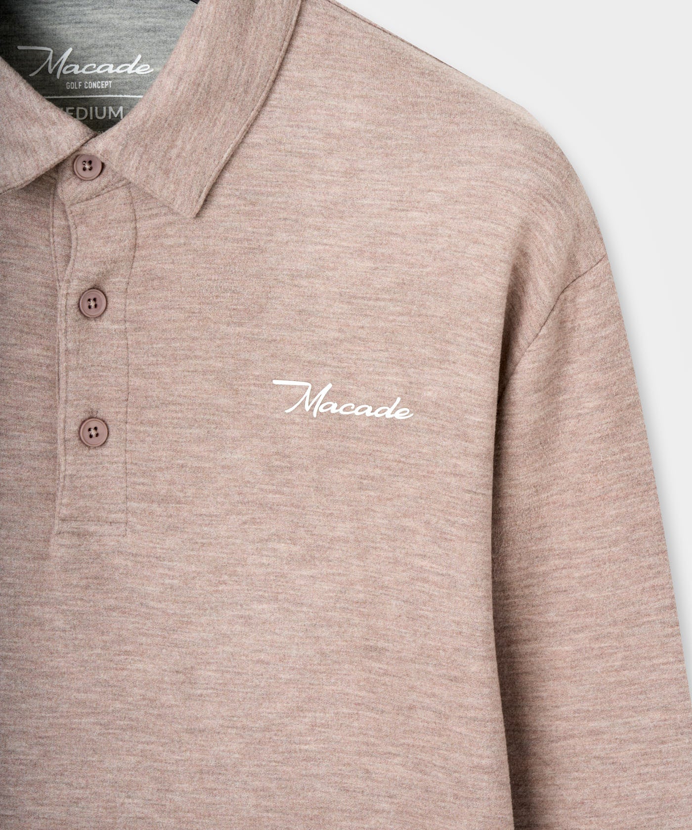 Weave Taupe Brushed Shirt