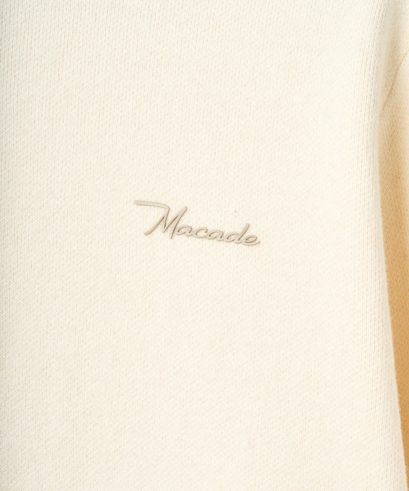White Cashmere Blend Knit Crewneck