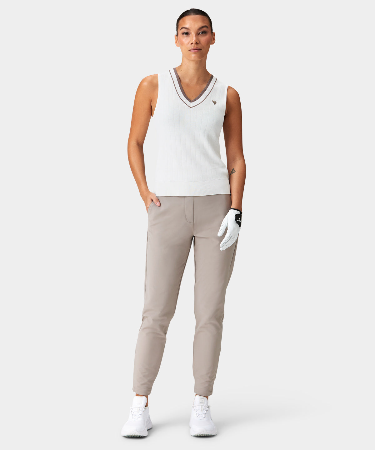 Nora Ash Brown Trouser Macade Golf
