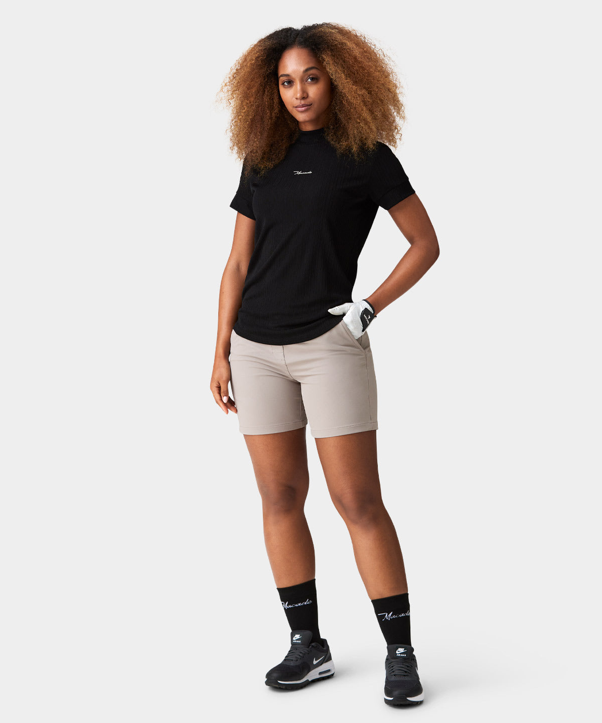 Nora Ash Brown Shorts Macade Golf
