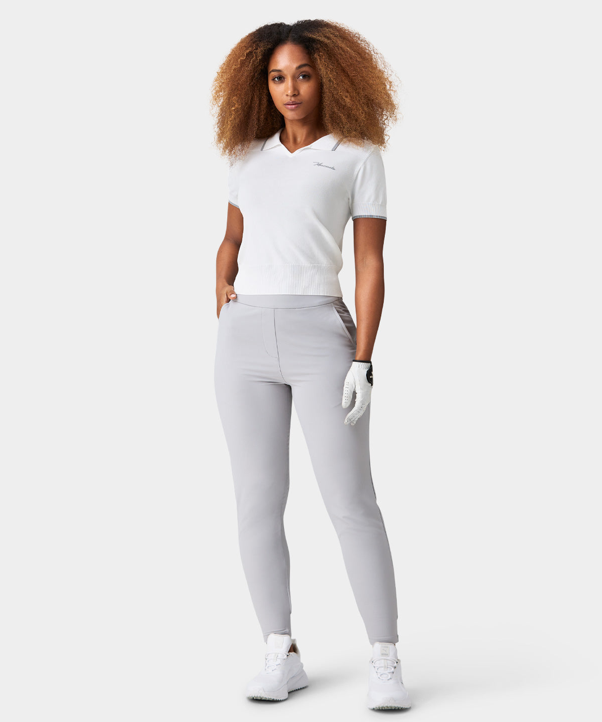 Nora Light Grey Trouser Macade Golf