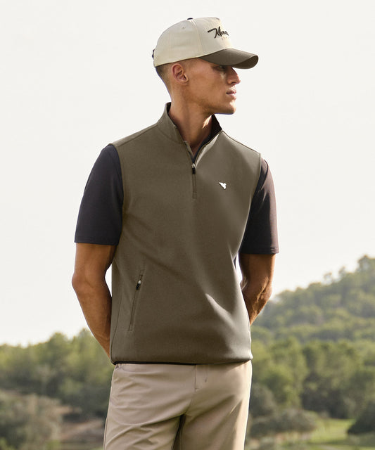 Olive Green Therma Vest Macade Golf