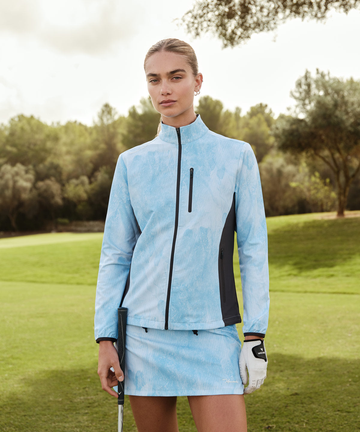 Storm Cloud Blue Wind Jacket – Macade Golf