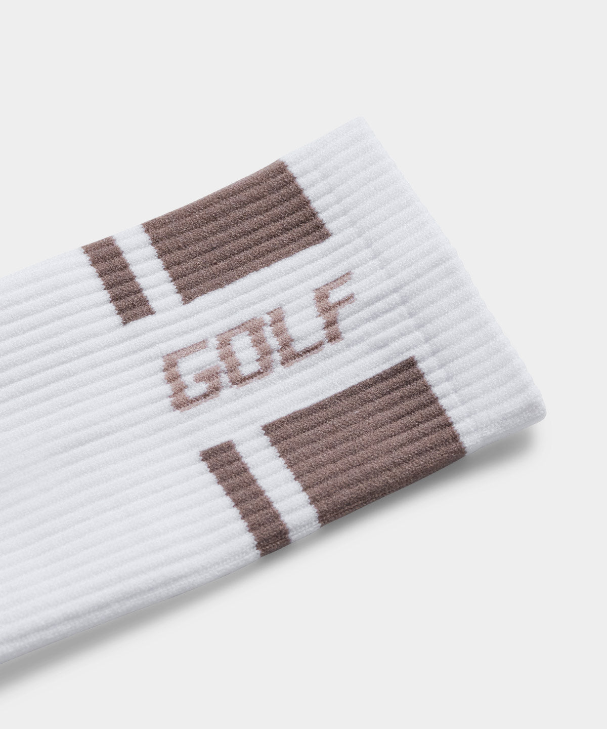 White & Brown Golf Crew Macade Golf
