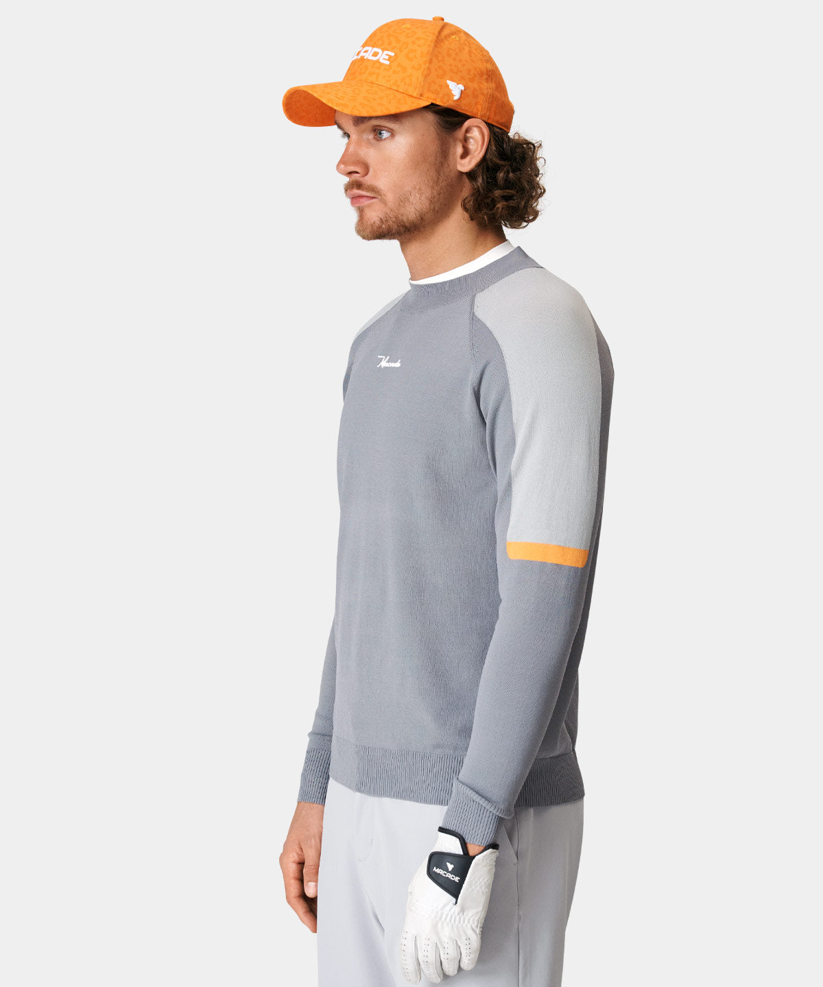 Grey TX Air Mock Neck Macade Golf