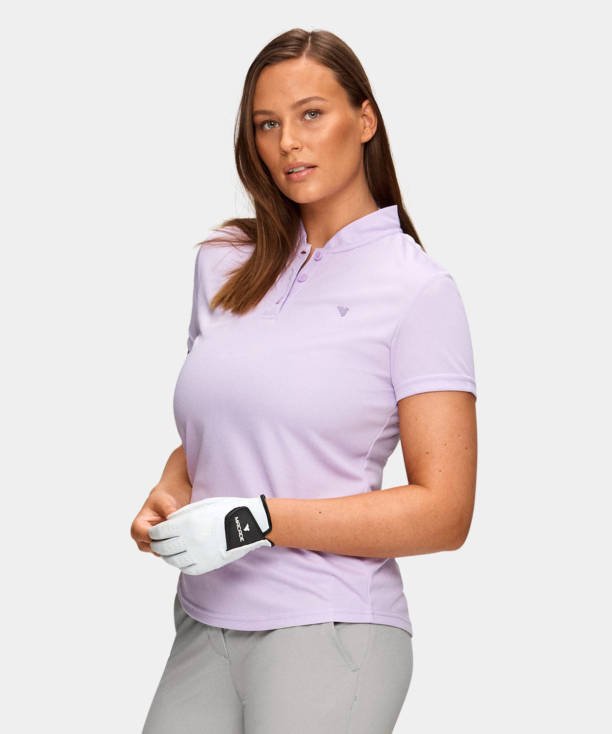 Heather Flow Bomber Shirt Macade Golf