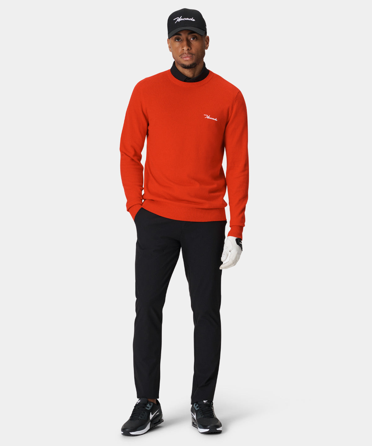 Red Tech Crewneck Macade Golf